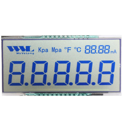 Özel TN LCD Panel, Voltaj, Akım, Sıcaklık, Güç Karakterleri/Bölümleri ile Meter LCD