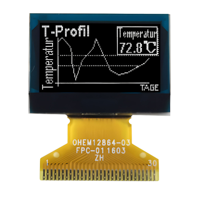 0.96 inç OLED Ekran Modülü 128x64, OEL Grafik Ekranı 0.96 inç