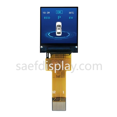 Küçük IPS TFT LCD Ekranı 0.85 inç 0.85' 128x128 çözünürlük Tam Renkli 12 pinli ZIF Bağlantısı