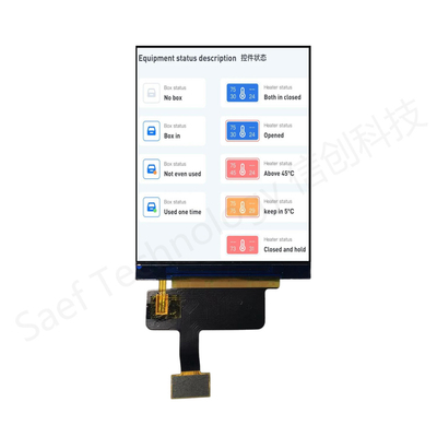 1000nits 2.8 "Güneş ışığı ile görüntülenebilir TFT LCD Ekran - 480x640 RGB Endüstriyel Ekran Modülü