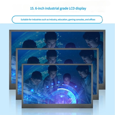 15.6 İnç Endüstriyel Sınıf Metal Dokunmatik Ekran Tam HD 1920x1080 IPS Panel 10 Nokta Kapasitif Dokunmatik