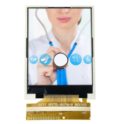1.77 İnç TFT LCD Dokunmatik Ekran 128x160 SPI Arayüzü ile Tıbbi İçin OEM