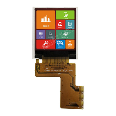 18 Pin 1.44 Inch Square TFT LCD Ekranı, 128x128 LCD Ekranı MCU 8bit Arayüz