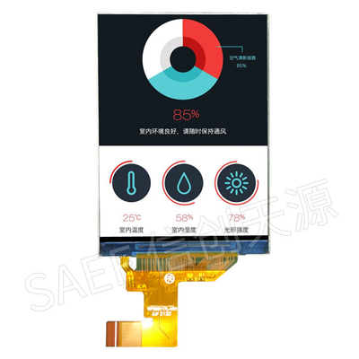 480x640 VGA TFT LCD Dokunmatik Ekran 2 Şeritli MIPI Arayüzü 21 Pinli 2.88 İnç