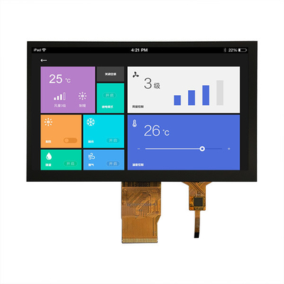 7 inç Endüstriyel Dereceli TFT Ekranı 1024X600 Nokta CTP ile RGB Arayüzü