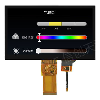 Kalite  7 Inch TFT LCD Touch Screen Module 1024x600 IPS Full Viewing Angle RGB Interface Fabrika