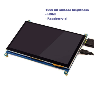Kapasitif Dokunmatik Ekranlı Raspberry PI 7 İnç HDMI TFT LCD Ekran