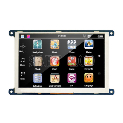 SPI Seri Arayüzü 5 İnç TFT LCD Ekran 800x480 Nokta IPS Otomotiv Sınıfı