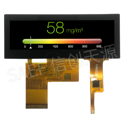 480x128 3.9 İnç RGB TFT LCD Modül, Kapasitif Dokunmatik Ekranlı 40 Pinli