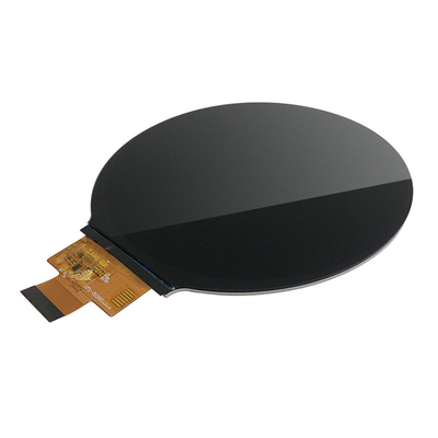 4 inç Yuvarlak TFT LCD, MIPI Arayüzü ile Otomotiv Derecesi Dairesel LCD, Araç Tablosu için 500-1000 Nits Parlaklık