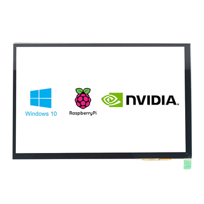 300cd/m2-1000cd/m2 PCAP Dokunmatik Ekran 10.1 İnç HDMI, Raspberry Pi Uyumlu