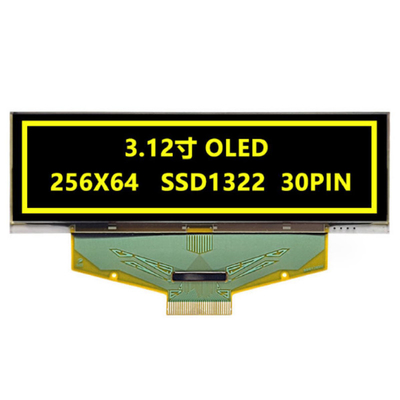 UG-5664ASWEF01 3.12" 256*64 Nokta OLED Ekran Modülü SPI/Paralel/I2C Arayüzü ile