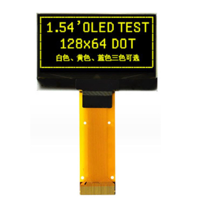 1.54 inç OLED SSD1309 Paralel ve 4 tel SPI arayüzleri ile tek renkli ekran