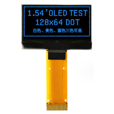 1.54 inç OLED SSD1309 Paralel ve 4 tel SPI arayüzleri ile tek renkli ekran
