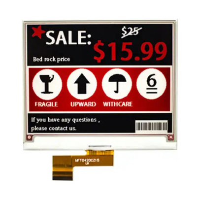 4.2 Inch Color E-Ink EPaper Display 400*300 Nokta İşaret için Düşük Güç Tüketimi Ultra İnce Ekran