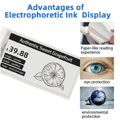 Hızlı Yenilenme Eink 2.9 Inch 296x128 Çözünürlük Siyah Beyaz Kırmızı E-Mürekkep E-Kağıt Ekran Modülü