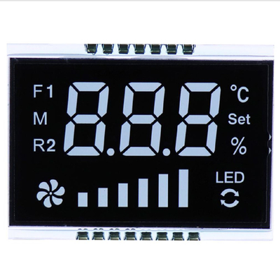 Özel TN LCD Panel, Voltaj, Akım, Sıcaklık, Güç Karakterleri/Bölümleri ile Meter LCD