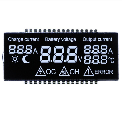 Özel TN LCD Panel, Voltaj, Akım, Sıcaklık, Güç Karakterleri/Bölümleri ile Meter LCD