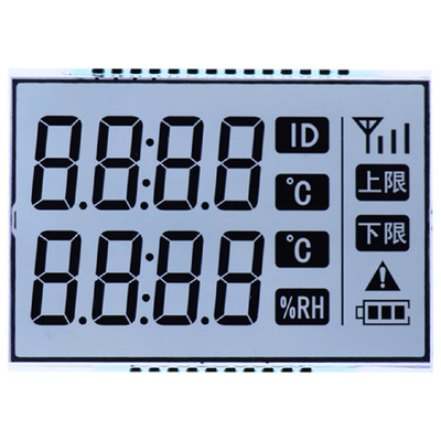 Özel TN LCD Panel, Voltaj, Akım, Sıcaklık, Güç Karakterleri/Bölümleri ile Meter LCD