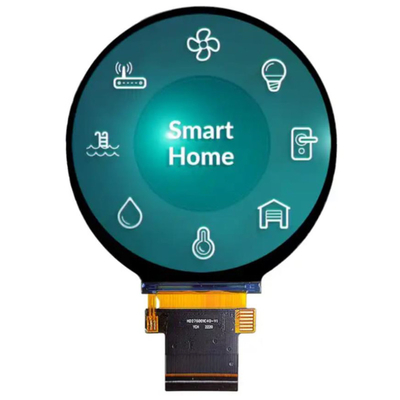 2.8 inç 480x480 Yuvarlak TFT LCD Ekran Modülü Tst -30 ° C'den 80 ° C'ye ve 40pin ST7701S SPI RGB Arayüzü ile