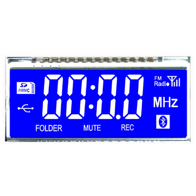 Metal Pin LCD Panel Ekranı TN HTN STN FSTN Tip Segment Dijital Ekranı