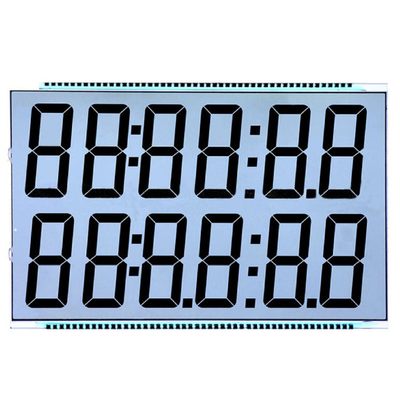 Metal Pin LCD Panel Ekranı TN HTN STN FSTN Tip Segment Dijital Ekranı