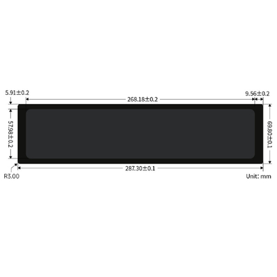 11.9 inç Kapasitif Ekran 320×1480 IPS Monitörü HDMI Çıkış Sinyalı ile Raspberry Pi Windows Destekleyici
