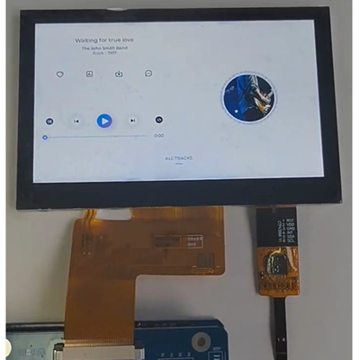 4.3 inç TFT LCD Monitörü RGB 800X480 ST7282 Sürücü IC Tam Görünümlü TFT LCD Modülü