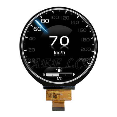 Otomobil Sınıfı 4 Inch 720 X 720 Nokta Yuvarlak TFT LCD Ekranı MIPI Arayüzü 1000nits