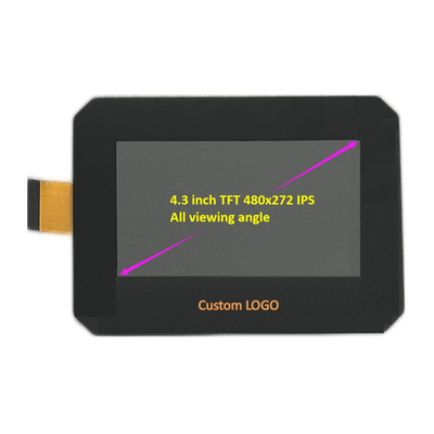 PCAP TFT Ekranı 4.3 Inç Çin TFT Grafik LCD Ekranı 480*272 IPS RGB 40 Pin Capacitive Touch Screen