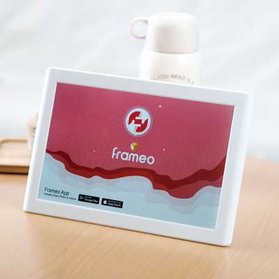 10.1 inçlik WiFi dijital fotoğraf çerçevesi 1280x800 IPS ekranı, otomatik olarak resim ve video döndürme