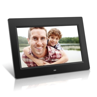 10.1 Inch Dijital Fotoğraf Çerçeve 1024x600 Loop Video Çalma 7 Düğmeyle Hareket Algılayıcı Destek