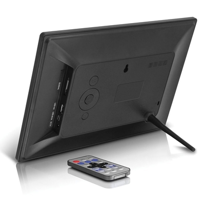 10.1 Inch Dijital Fotoğraf Çerçeve 1024x600 Loop Video Çalma 7 Düğmeyle Hareket Algılayıcı Destek