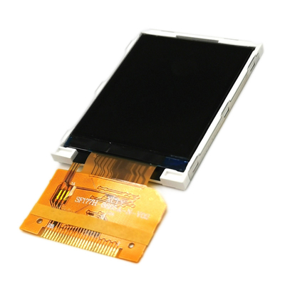 1.8 inç Endüstriyel TFT Ekranı 128x160 Nokta 16 Bit Arabirim Beyaz LED Arkaplan Işığıyla
