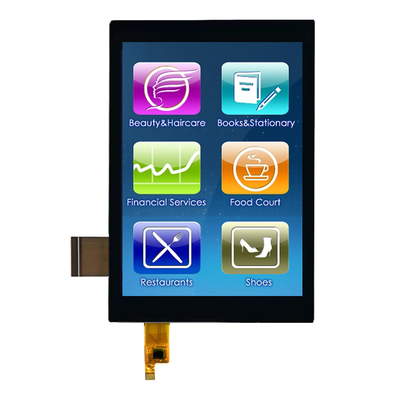 PCAP TFT Ekranı 4 Inch (3.97&quot;), 4 Inch TFT LCD SPI + RGB Arayüzü IPS Kapasitatif Dokunmatik Ekran