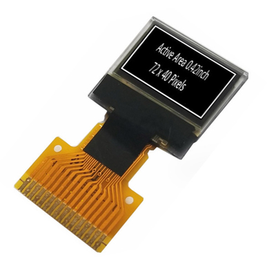0.42 inç OLED Ekran Modülü 72x40, OEL Ekran Modülü 0.42 Inç