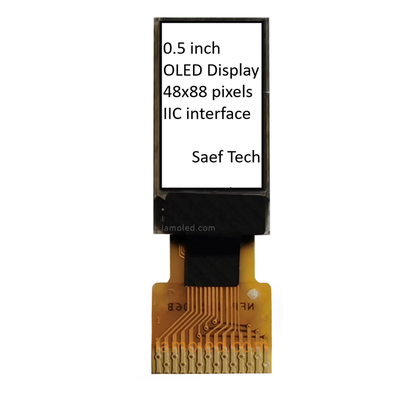 0.5 inç OLED Ekran Modülü 88x48 Piksel I2C Arayüzü ile Pasif Matrix