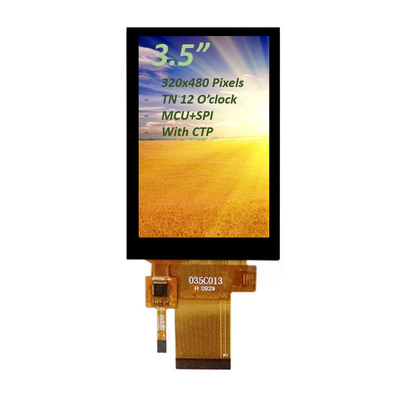 3ILI9488 MCU Arayüzü ile 5 inçlik TFT LCD Ekran, 3,5 inç Kapasitatif Dokunmatik Panel TFT LCD Ekran