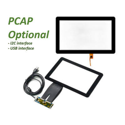 Sert kaplama 8 inç Endüstriyel TFT Ekranı 800x600 Nokta 24 Bit RGB 50 Pin