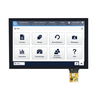 Çin Fabrikası 10.1 Inç TFT LCD Ekranı 1280x800 Piksel IPS Tipi CTP ile LVDS