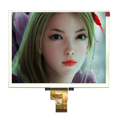 Sert kaplama 8 inç Endüstriyel TFT Ekranı 800x600 Nokta 24 Bit RGB 50 Pin