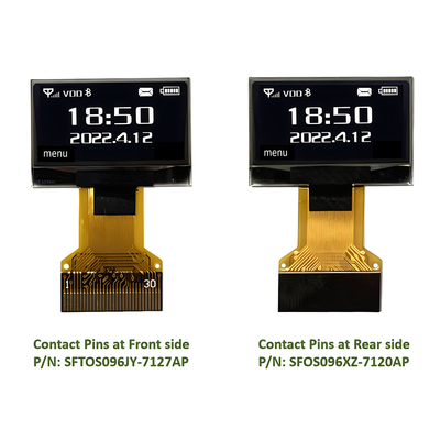 0.96 inç OLED Ekran Modülü 128x64 Pixel SPI I2C Arayüzü Plug-In Bağlantısı
