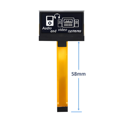 1.3 inç OLED Ekran Modülü 128x64 16 Pin ZIF Bağlantısı CH1116 Sürücü