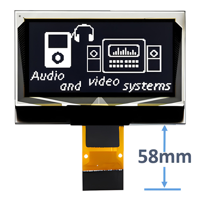 1.3 inç OLED Ekran Modülü 128x64 16 Pin ZIF Bağlantısı CH1116 Sürücü