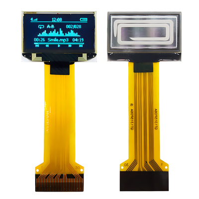 0.96 inç 30 Pin ZIF Bağlantısı OLED İnce Ekran Paneli 128x64 Dot Matrix SPI I2C Arayüzü