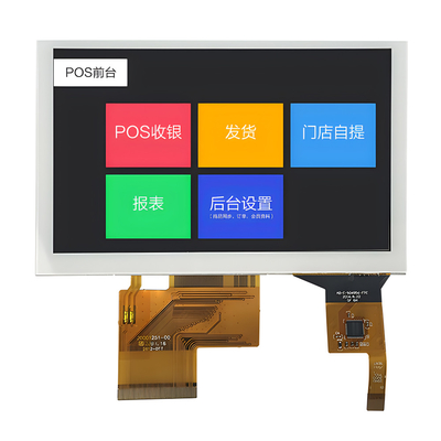 5 İnç LCD TFT Dokunmatik Ekran, Endüstriyel Kapasitif Dokunmatik Ekran 800 × 480