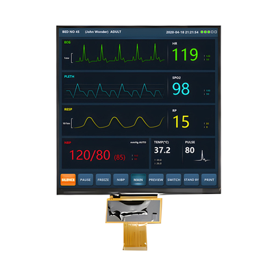 7.6 inç IPS Square TFT LCD Ekranı - 1000 Nits Parlaklık, 800x800 Çözünürlük, MIPI Arayüzü