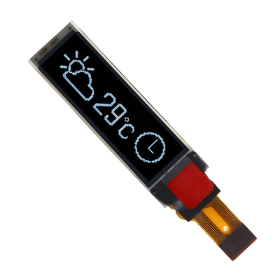 0.87 Inch Slim OLED Ekran Modülü 128x32 Piksel I2C Arayüzü Beyaz/Mavi Metin