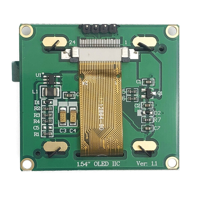 1.54 inçlik I2C Arayüzü SSD1309 Etkin Alanı 35.06 x 17.52 mm 128x64 çözünürlüğü ile Grafik OLED Ekranı