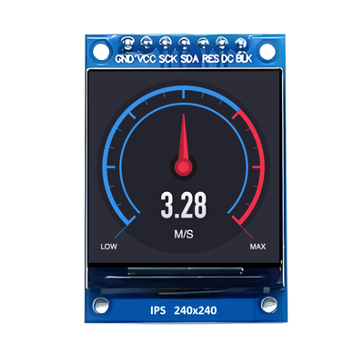 1.3" 1.33 Inç TFT LCD Ekran 240x240 Piksel SPI Seri Periferal Arayüz Sürücüsü